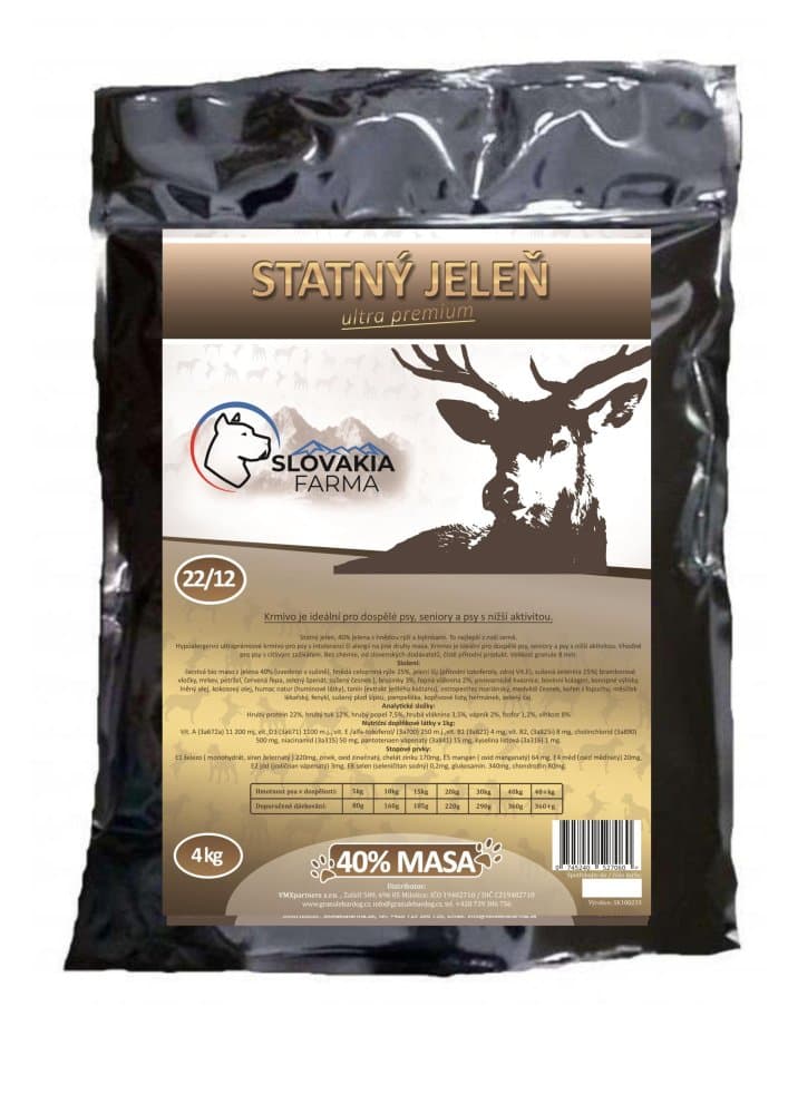 Hypoalergenní Granule SlovakiaFarma Statný jelen - 1 kg - náhled 3