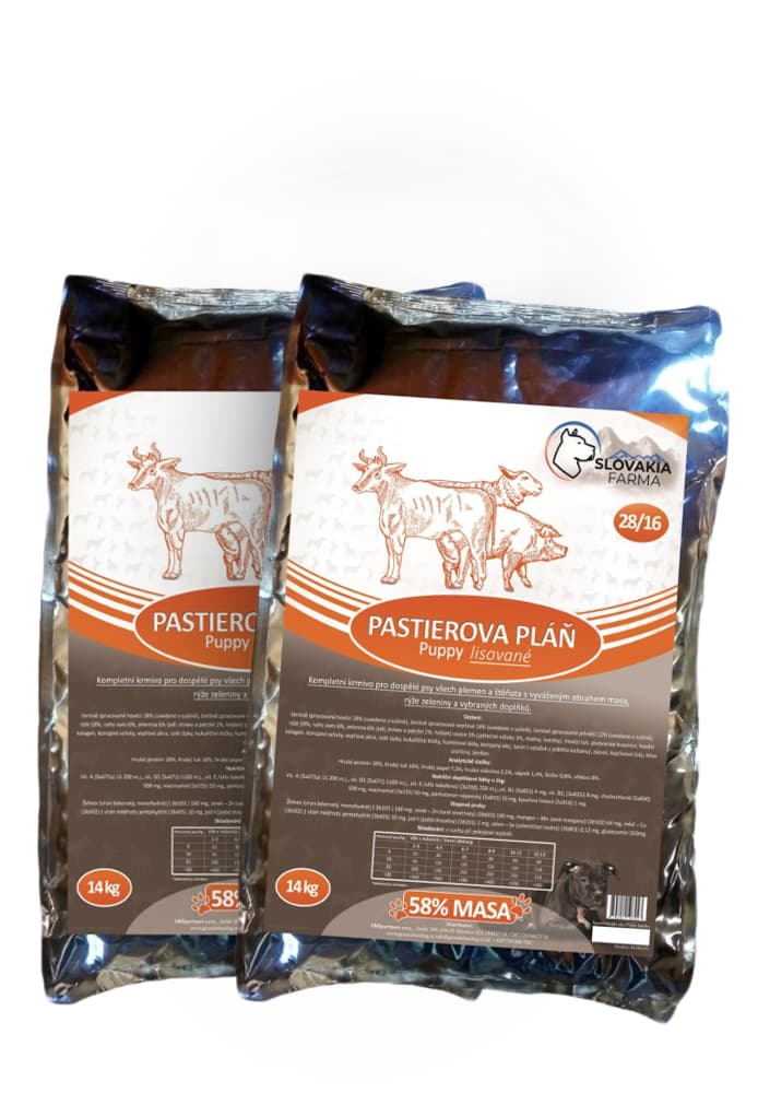 Lisované hypoalergenní Granule Slovakia Farma - Pastierova pláň 28/16 - 1 kg - náhled 2