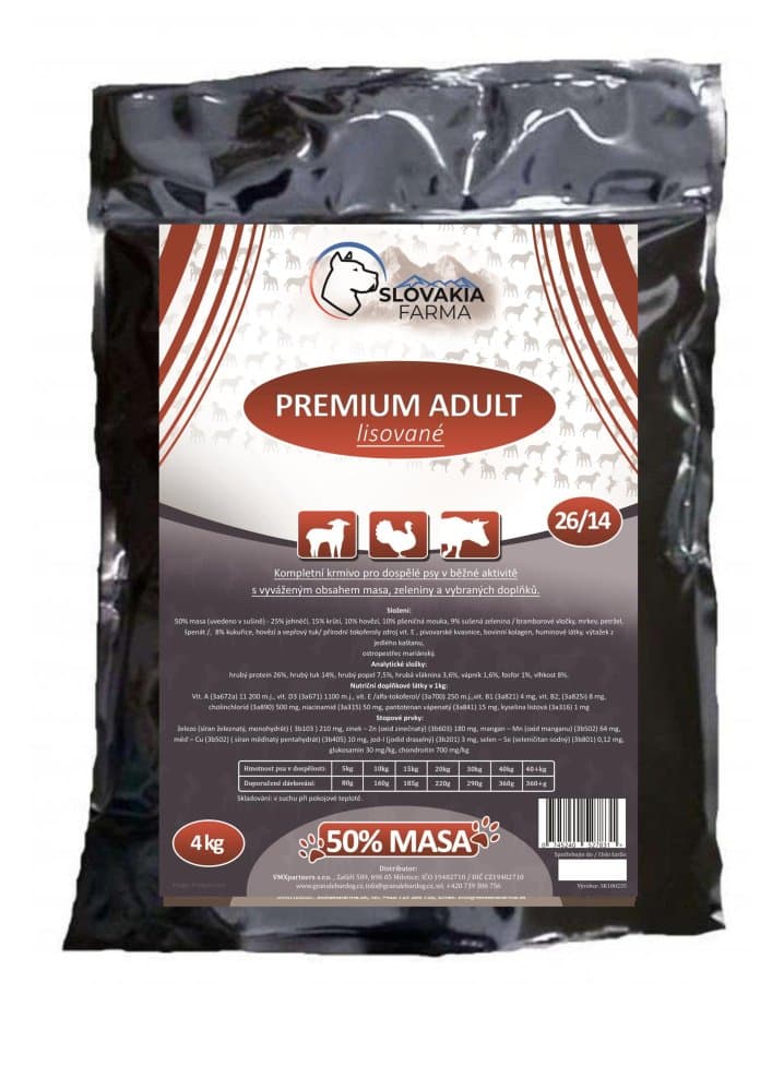 Lisované Granule Slovakia Farma - Premium Adult 26/14 - 1 kg - náhled 3