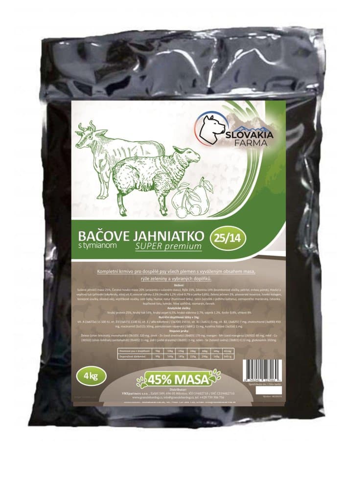 Granule SlovakiaFarma Bačove jahňátko 25/14 1 kg - náhled 3