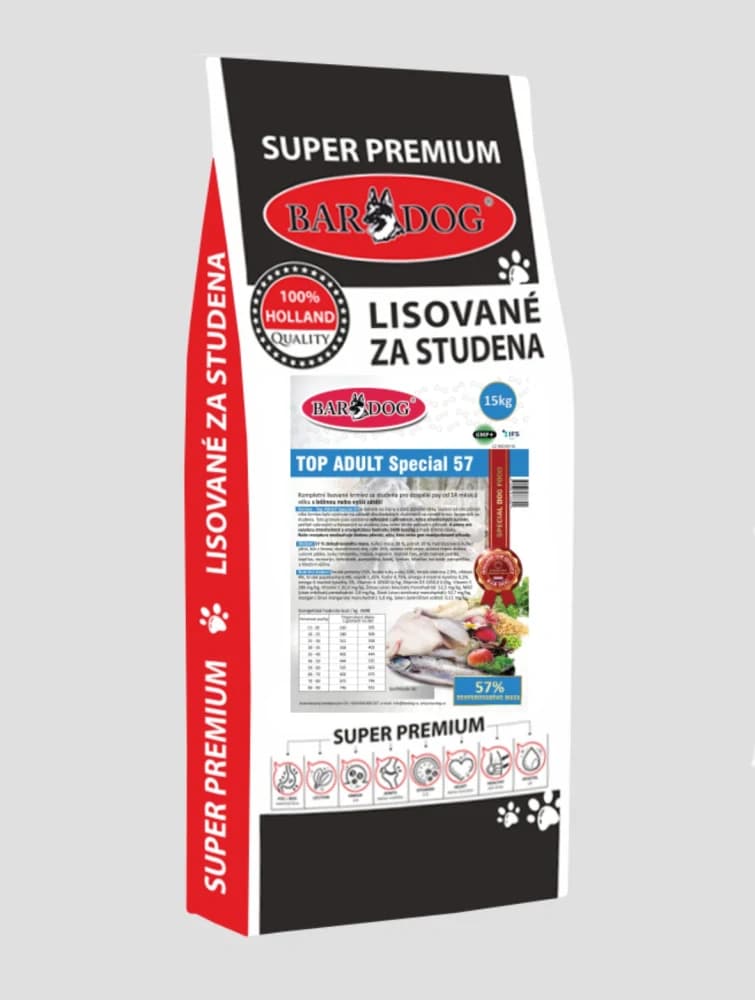 Granule Bardog Lisované granule BARDOG TOP ADULT Speciál 57 - 1 kg - náhled 2