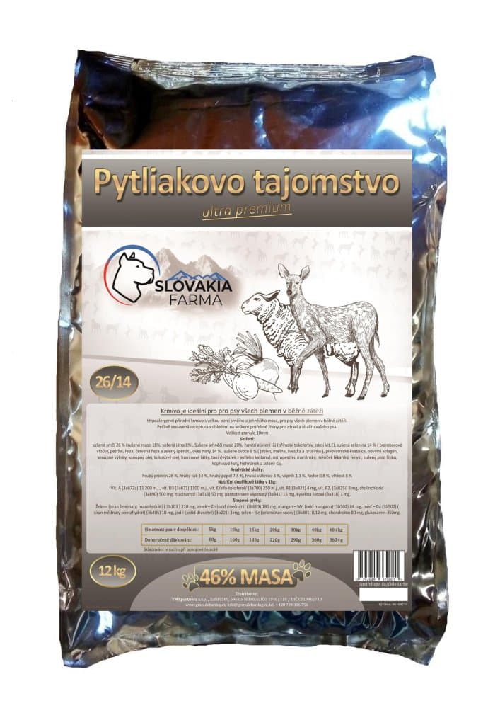 Hypoalergenní granule SlovakiaFarma Pytliakovo tajomstvo 26/14 - 1 kg - náhled 2