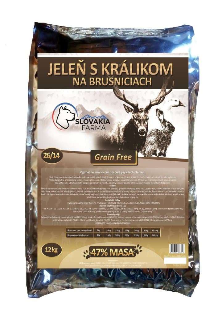 SlovakiaFarma Jelen s králíkem na brusinkách 1 kg - náhled 2