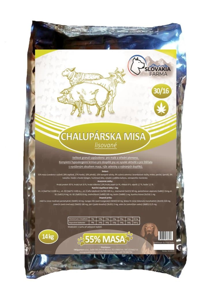 Lisované hypoalergenní Granule Slovakia Farma - Chalupárská misa 30/18 - 1 kg - náhled 4