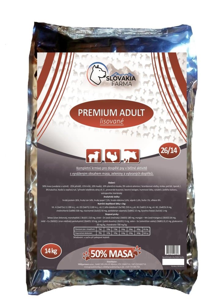 Lisované Granule Slovakia Farma - Premium Adult 26/14 - 1 kg - náhled 4