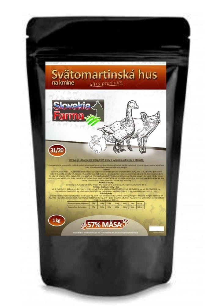 Hypoalergenní Granule Slovakia Farma - Svätomartinská hus 31/20