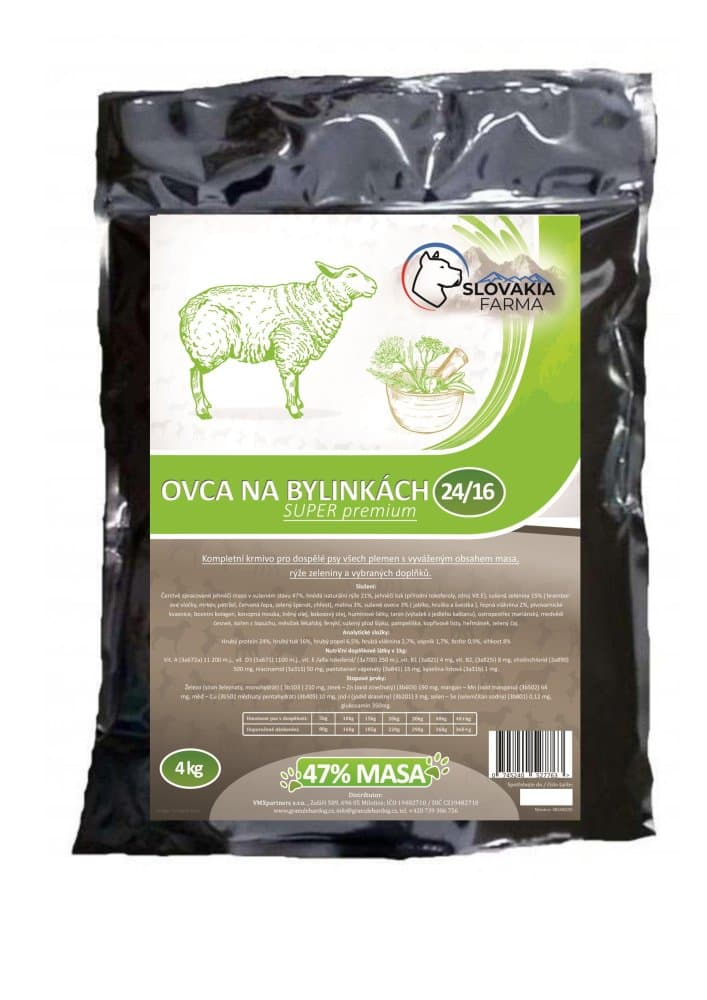 Hypoalergenní Granule Slovakia Farma - Ovca na bylinkách 24/16 - 1 kg - náhled 4