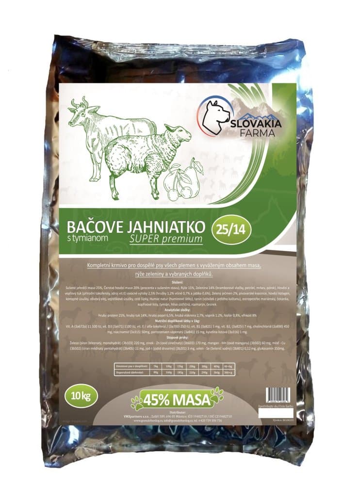 Granule SlovakiaFarma Bačove jahňátko 25/14 1 kg - náhled 4