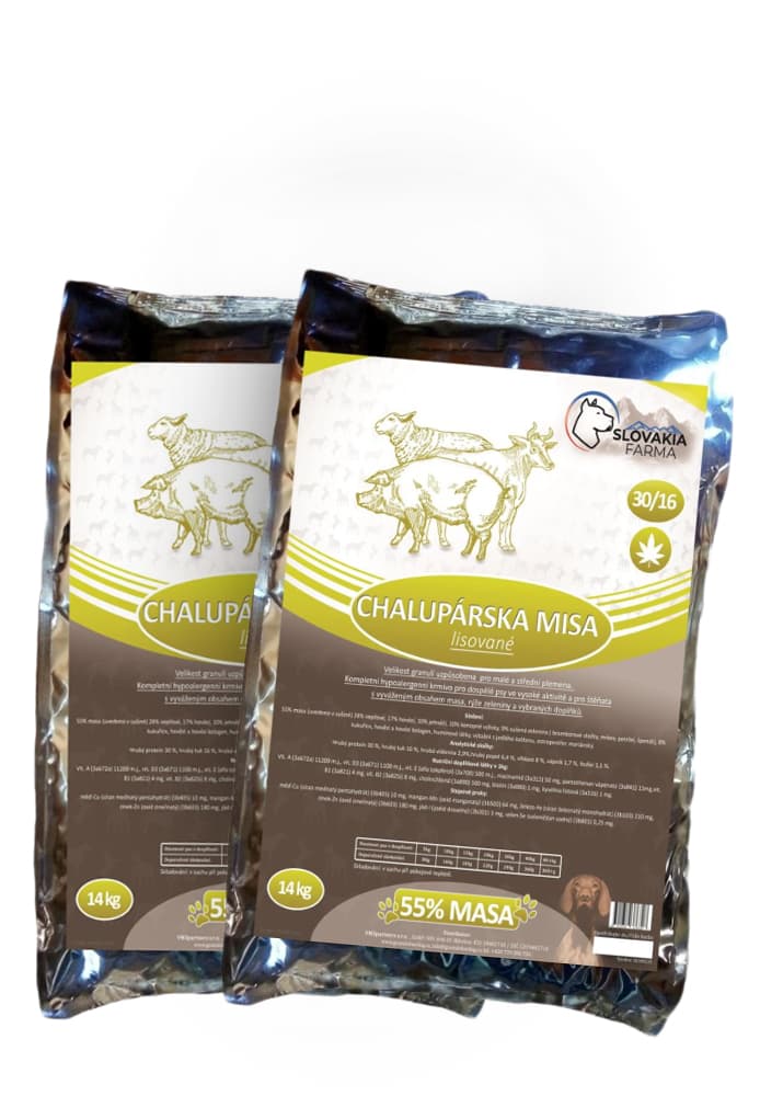 Lisované hypoalergenní Granule Slovakia Farma - Chalupárská misa 30/18 - 1 kg - náhled 2