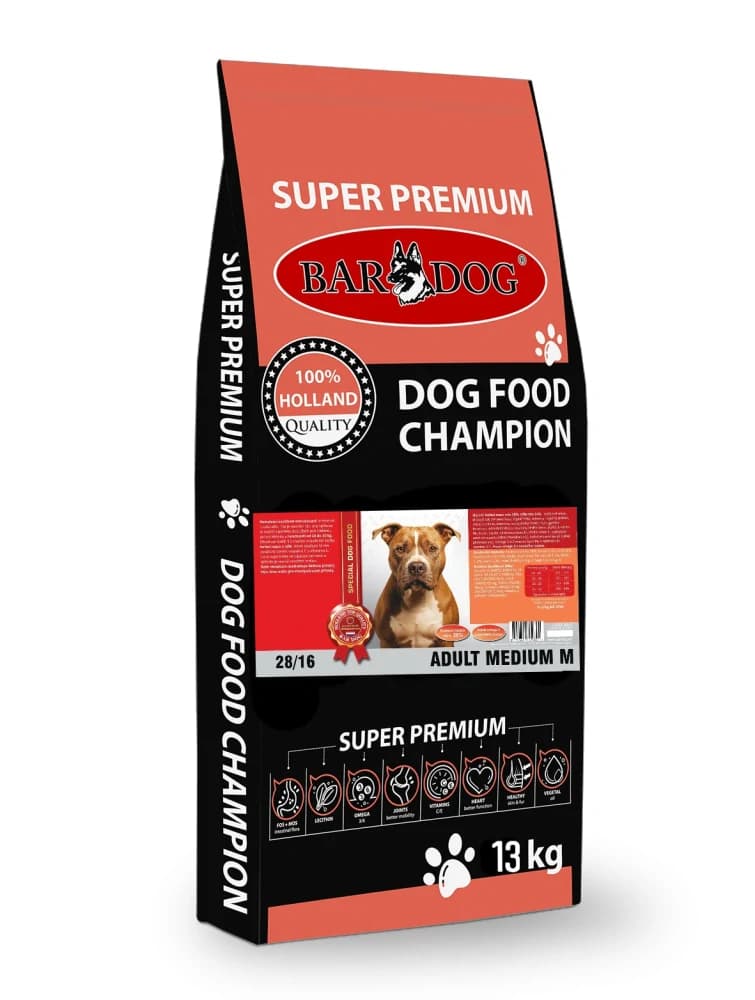 Bardog Super prémiové granule Adult Medium M 28/16