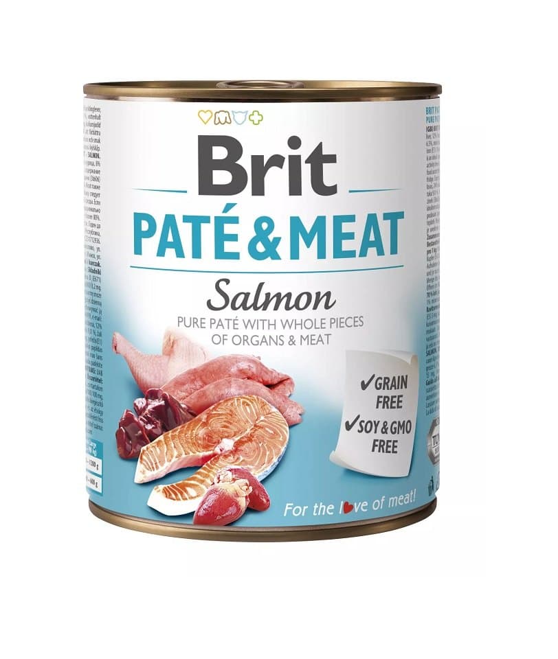 Brit Paté & Meat 800g - Salmon