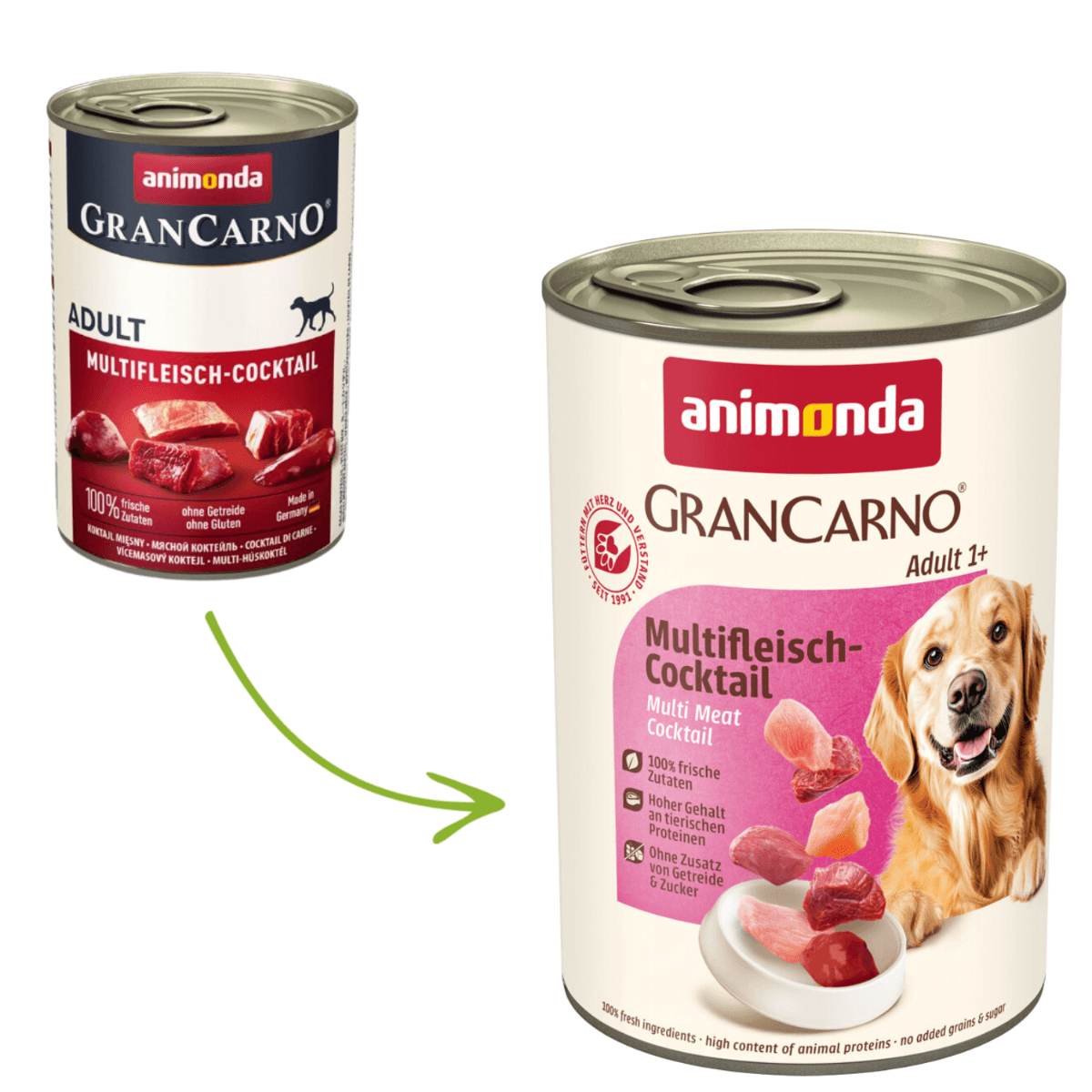 Animonda Grancarno Dog 400g - Masový Koktejl