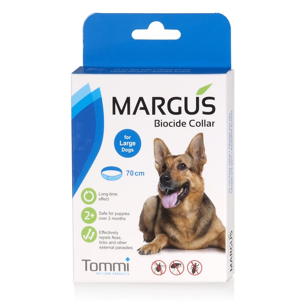 Antiparazitní obojek pro psy velkého vzrůstu MARGUS Biocide Collar Dog L, 70cm 00055 - náhled 2