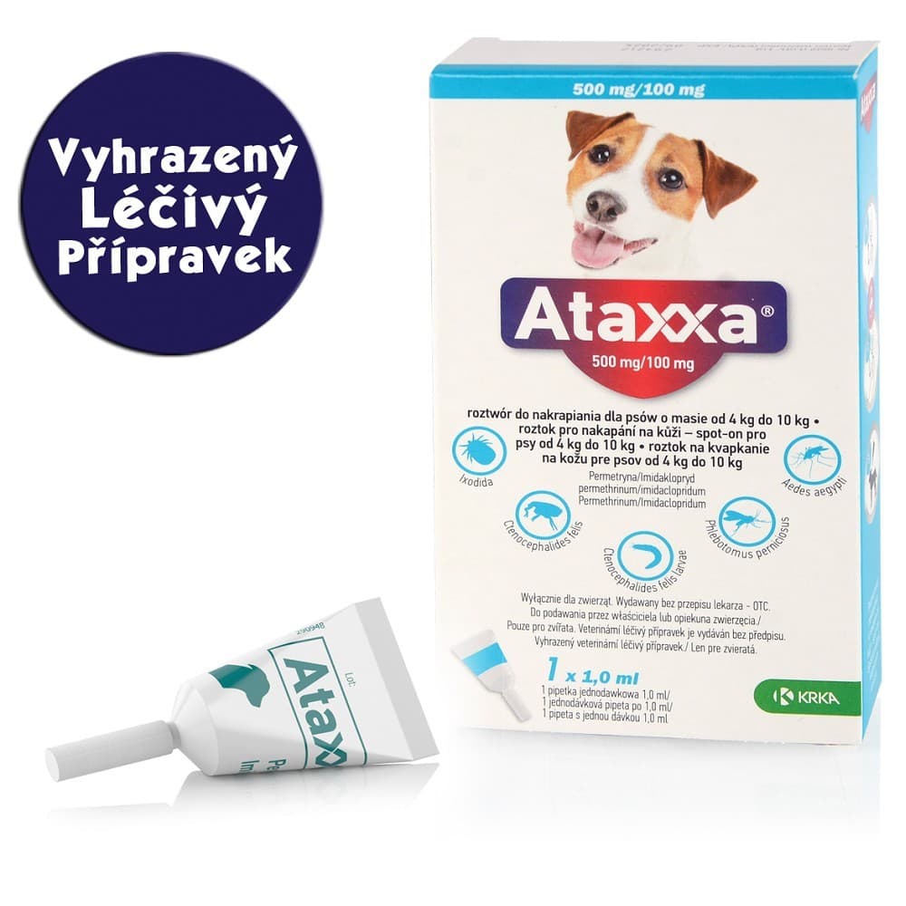 Ataxxa 500 Spot-on Dog M (do 10kg)