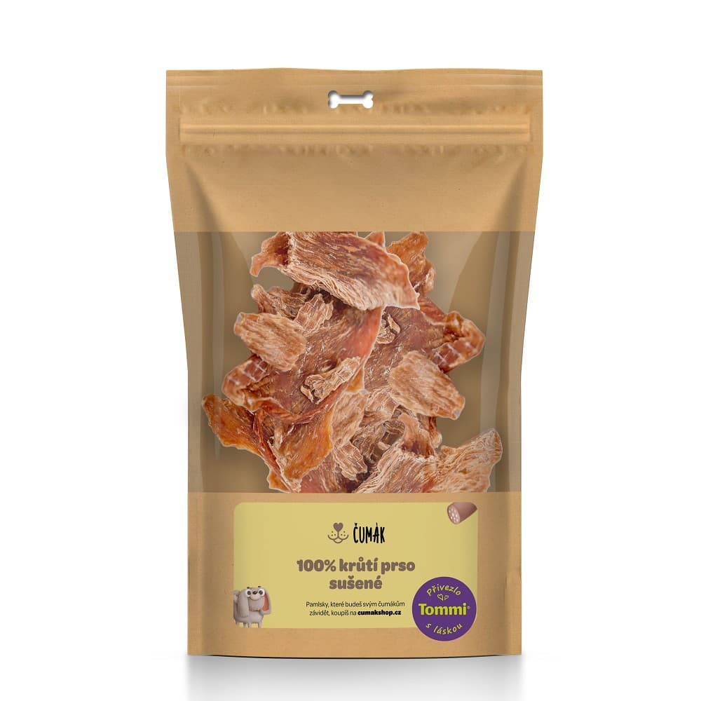 Čumák 100% krůtí prso, sušené (100 g)