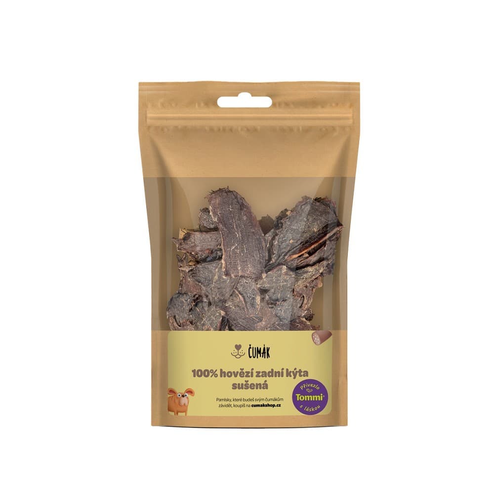 Čumák 100% hovězí zadní kýta, sušená (50 g)