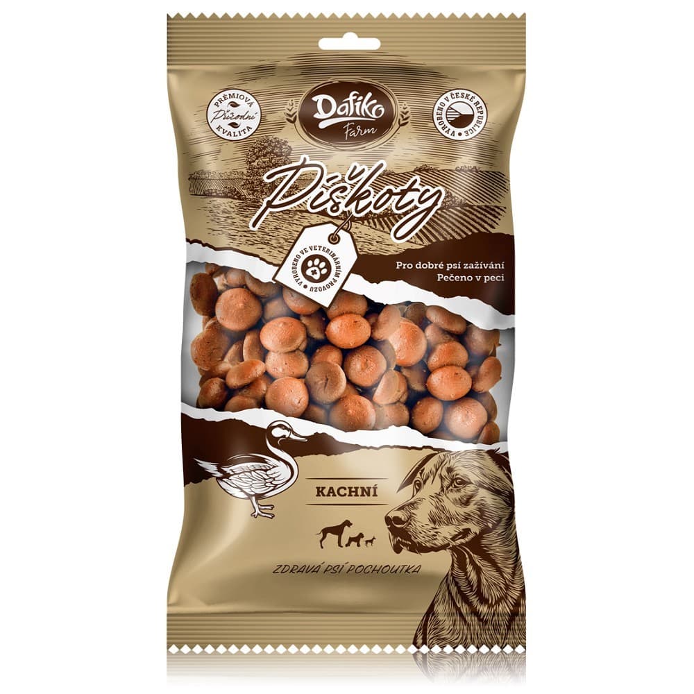 Piškoty s kachním masem Dafiko Farm,150g