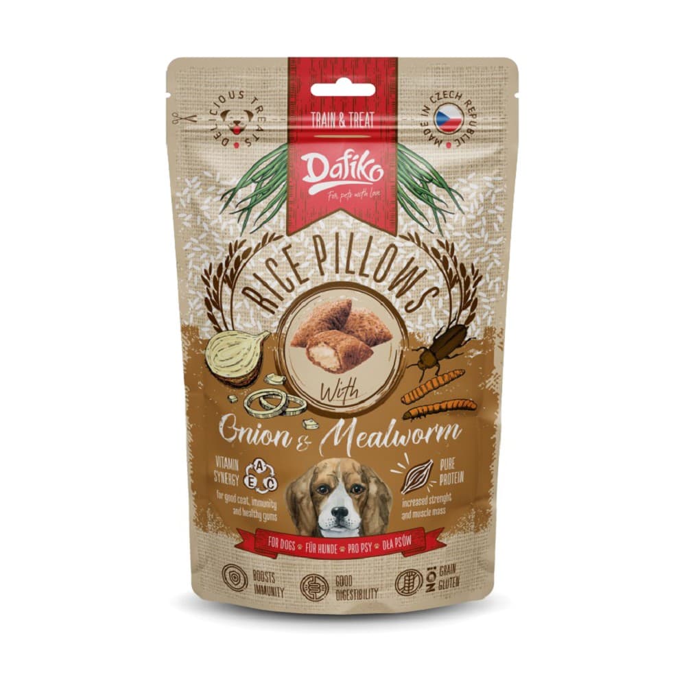 Plněné polštářky moučný červ/cibule, 80g - náhled 3
