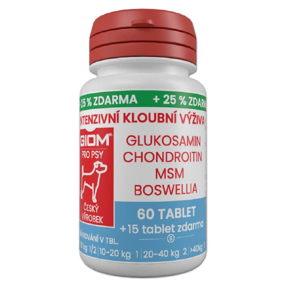 Giom S Intenzivní kloubní výživa 60 tbl. +25% zdarma