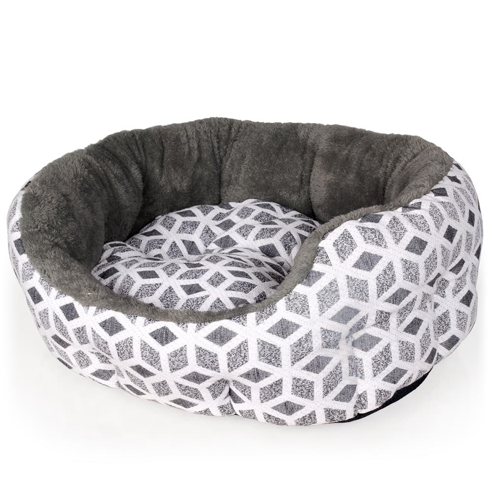 Pelíšek pro psy Cubic šedý 50cm - náhled 3
