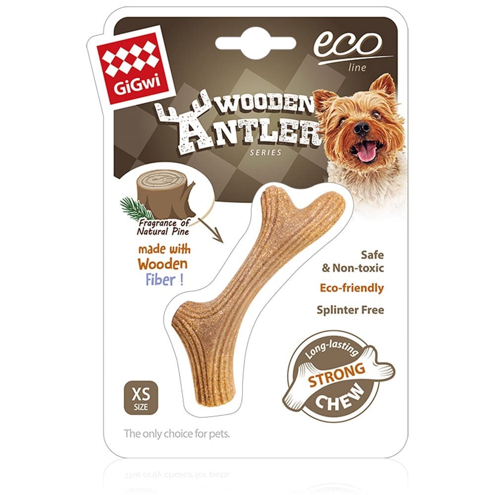 GiGwi Žvýkací parůžky (Wooden Antler), XS - náhled 3