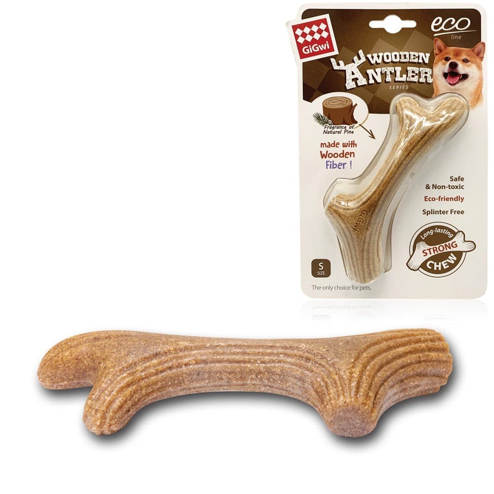 GiGwi Žvýkací parůžky (Wooden Antler), S - náhled 1