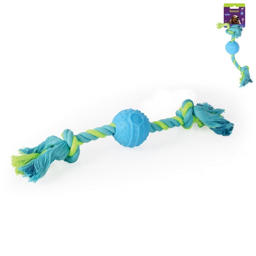 Tommi bavlněný uzel s míčkem, 29cm - náhled 1
