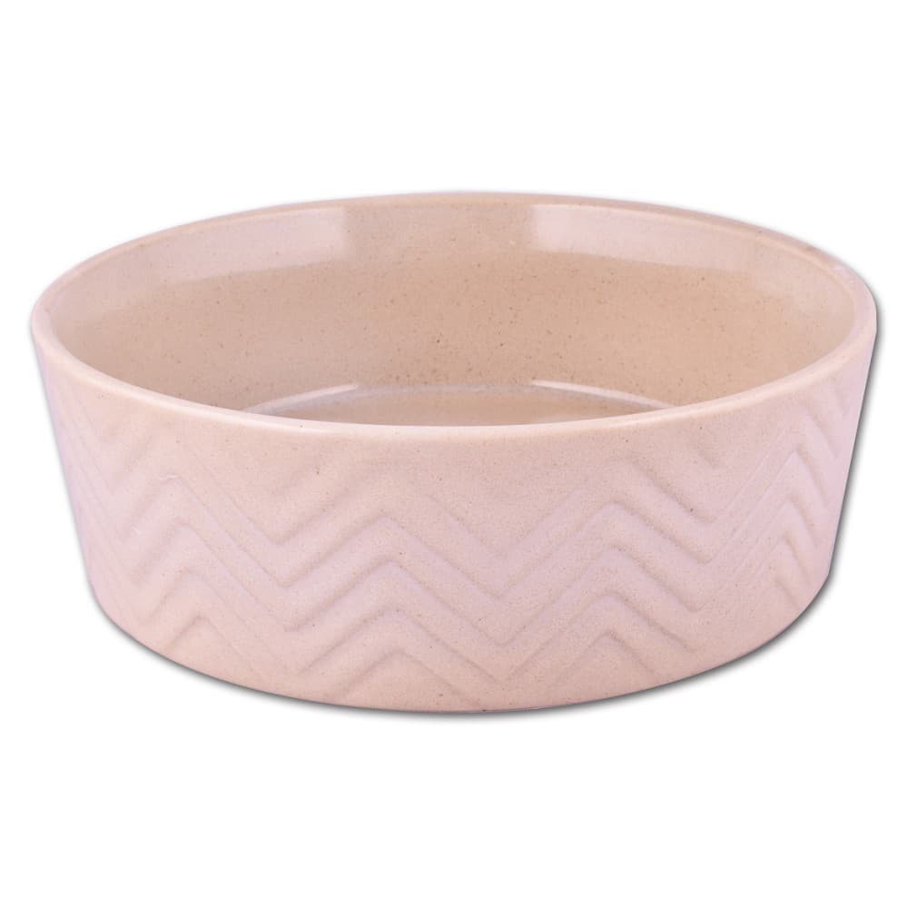 Keramická miska Zig Zag 18cm písková 1,2l
