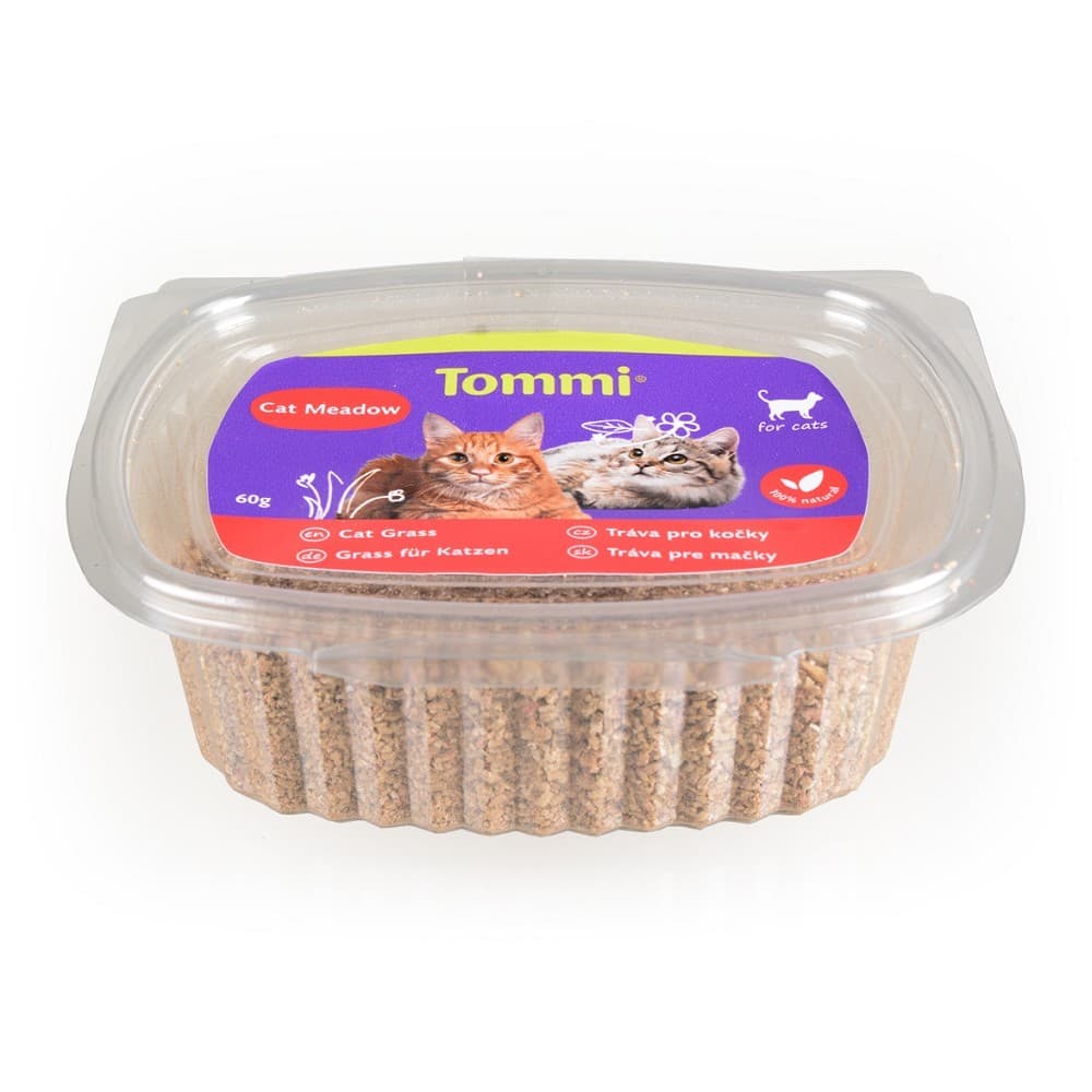 Tommi - tráva pro kočky pro zlepšení zažívacího traktu, 60g - náhled 4