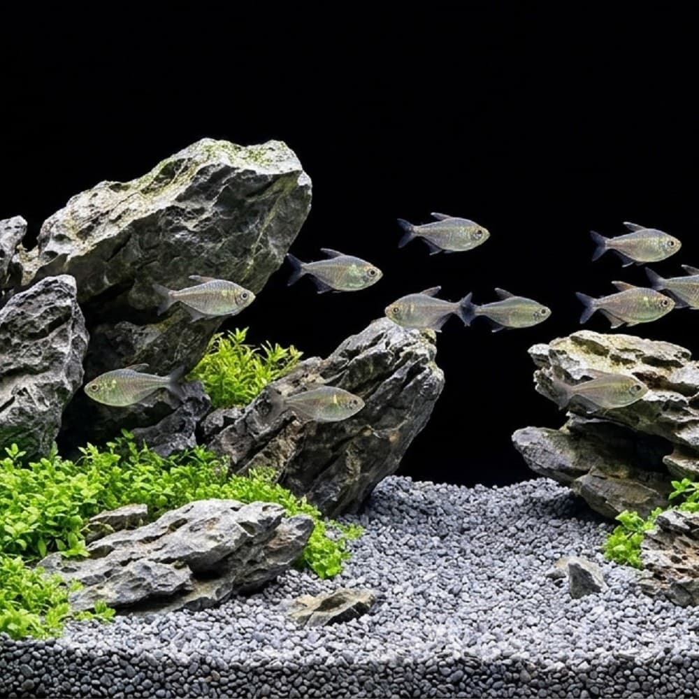Akvarijní a terarijní štěrk šedý 2 kg DECO - náhled 2