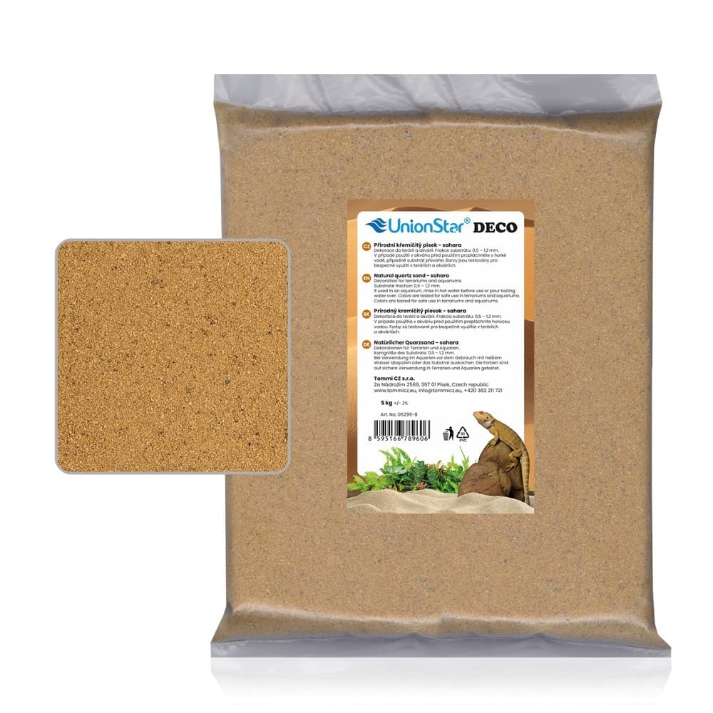 Terarijní písek sahara 5 kg DECO