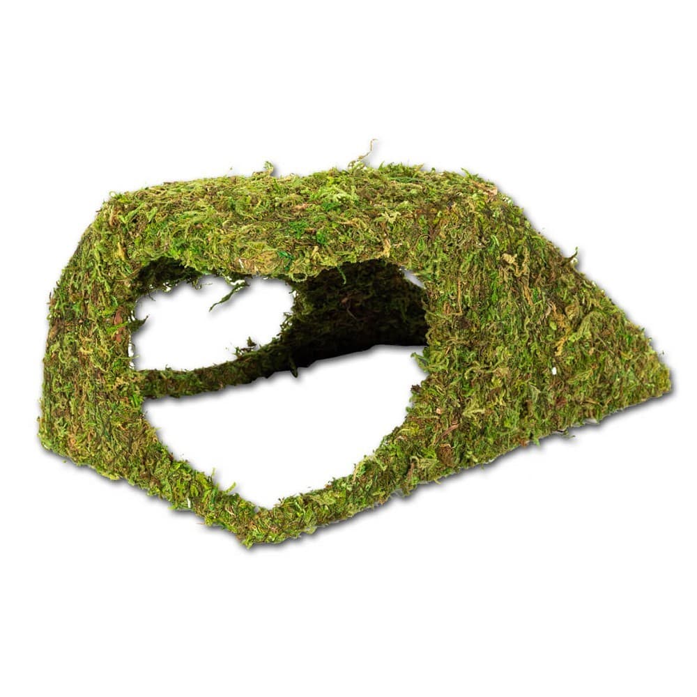 ReptiZoo Rohová skrýš z přírodního mechu - náhled 4
