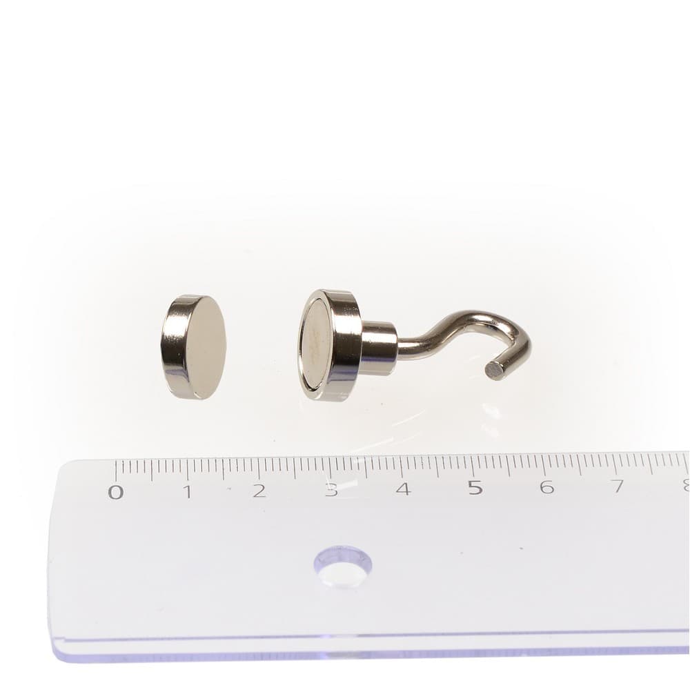 Magnetický háček 16mm + protimagnet - náhled 2