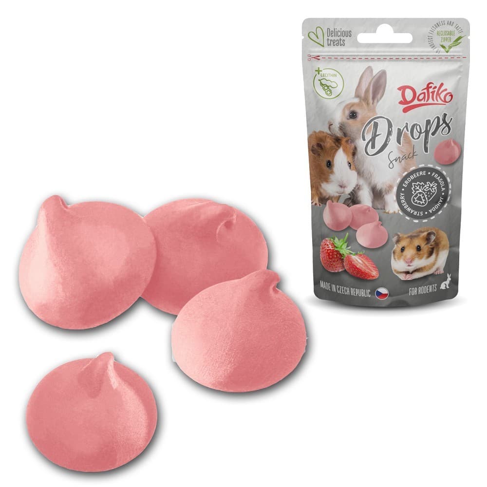 Dafiko drops jahoda, 75g