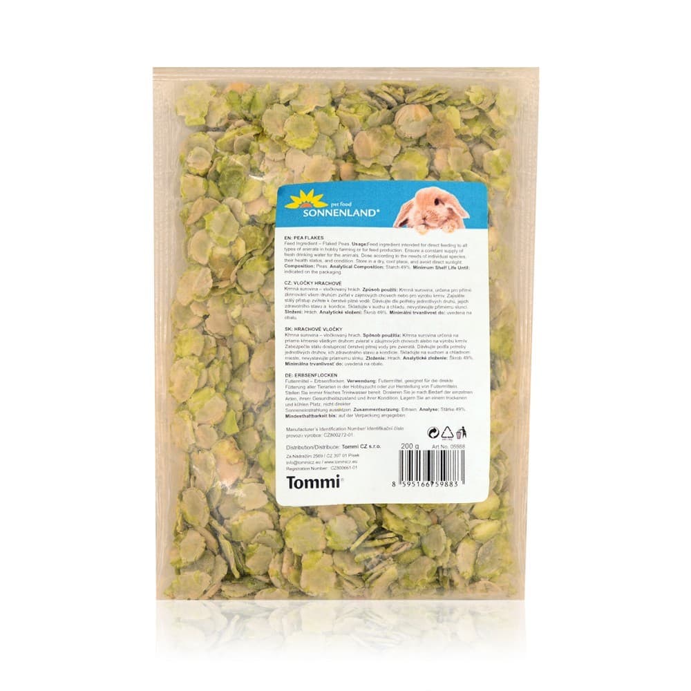 Sonnenland hrachové vločky, 200g - náhled 2