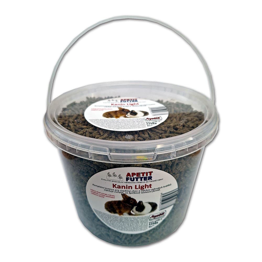AF granule light pro králíčky, s bylinkama a vysokým obsahem vlákniny kbelík 2,2kg