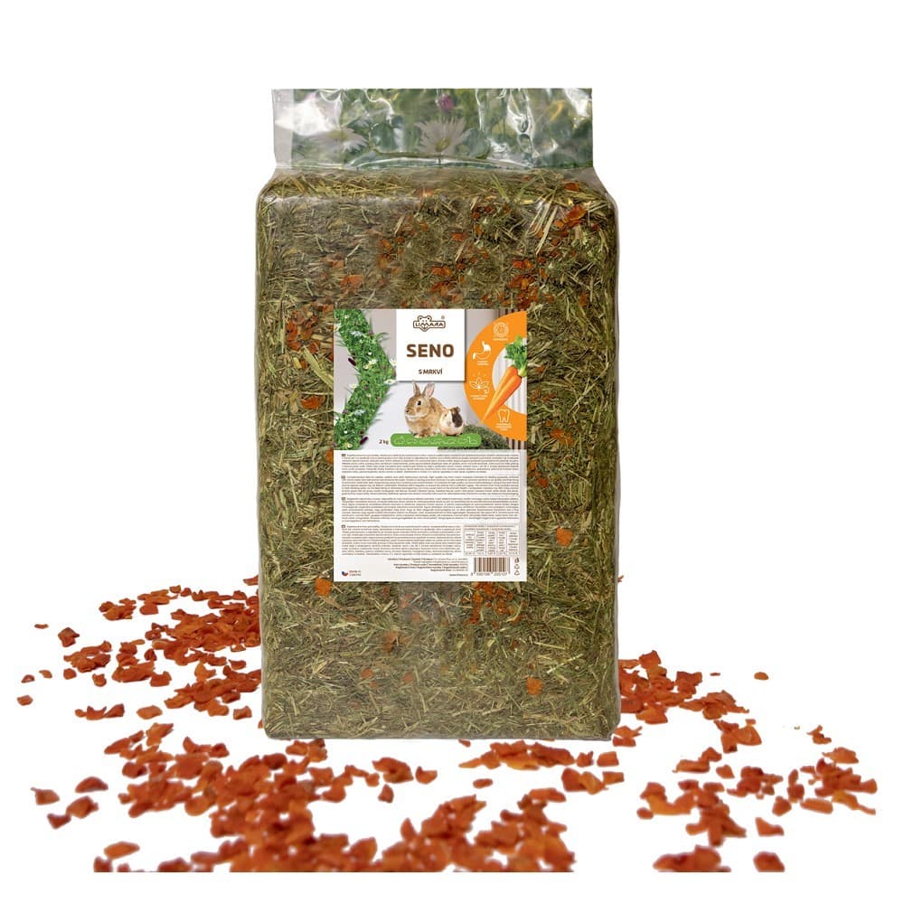 Seno 2kg s přídavkem mrkve - náhled 2