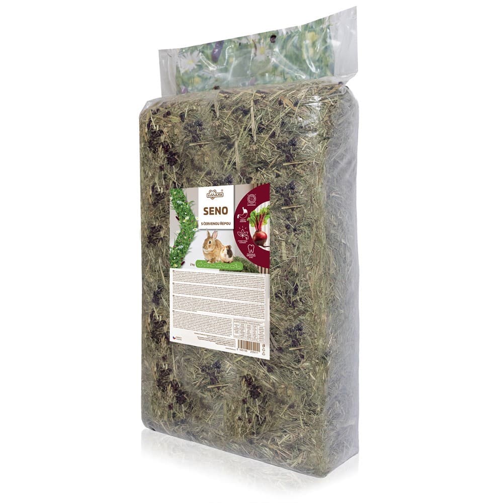 Seno 2kg s přídavkem červené řepy