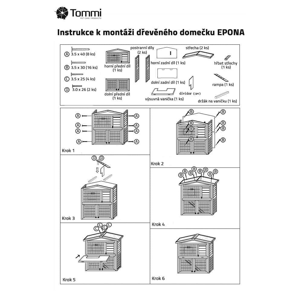 EPONA domek pro hlodavce a králíky - náhled 2