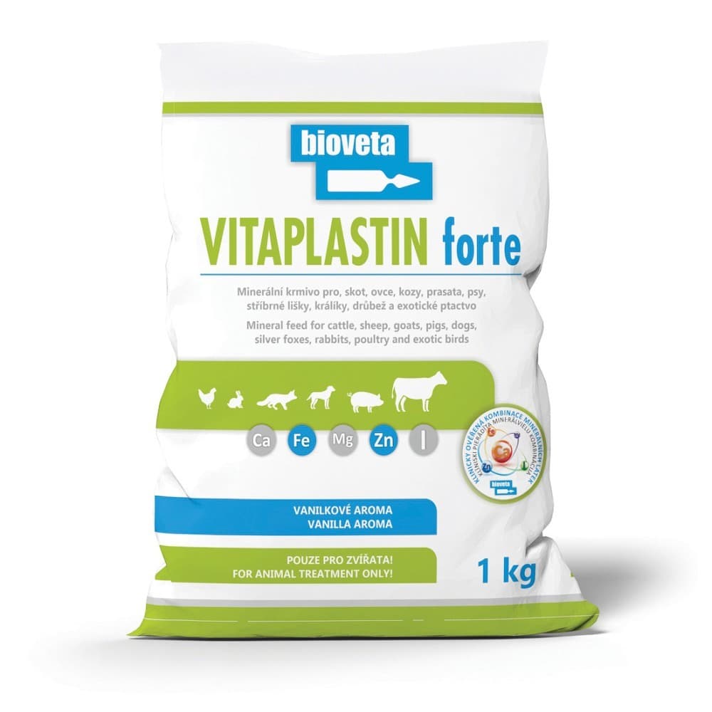 Vitaplastin Forte minerální doplněk pro zvířata, 1kg