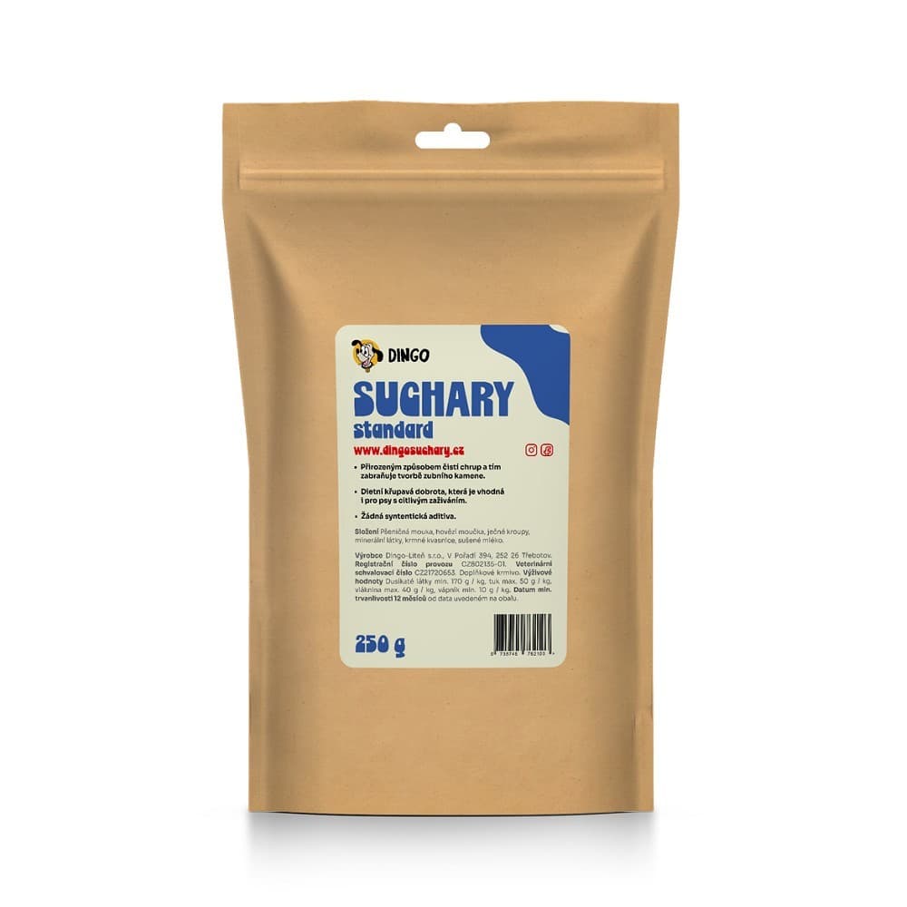 DINGO suchary standard, 250g - náhled 3