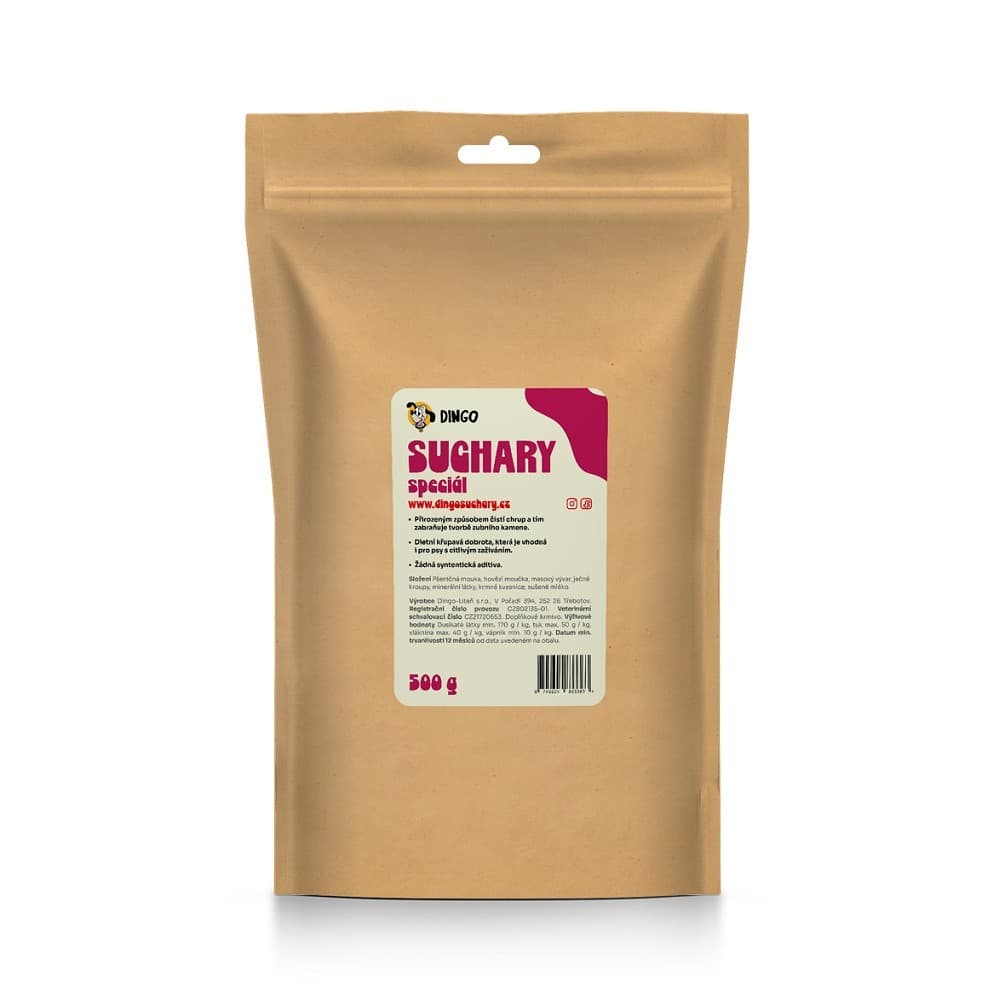 DINGO suchary speciál, 500g - náhled 3