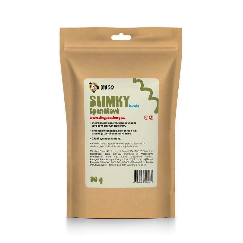 DINGO slimky se špenátem, 90g - náhled 3