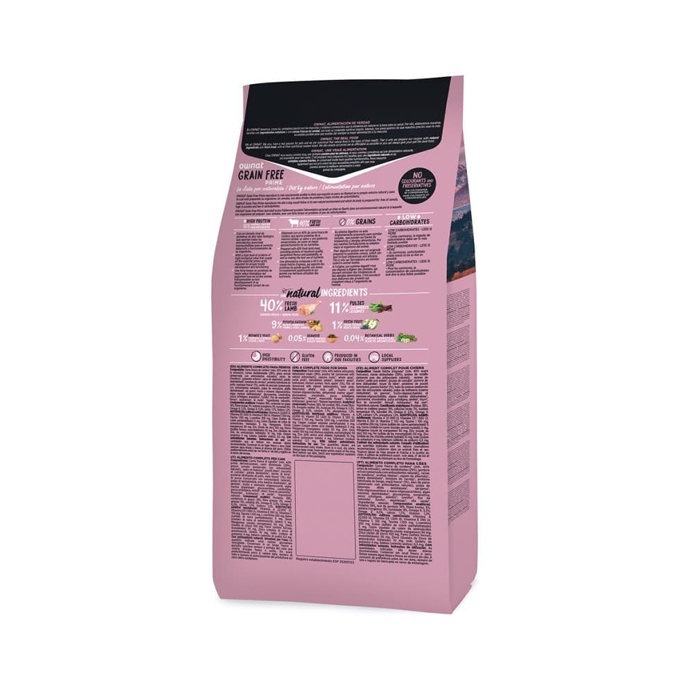 OWNAT GF PRIME DOG Mini Lamb 400g - náhled 4