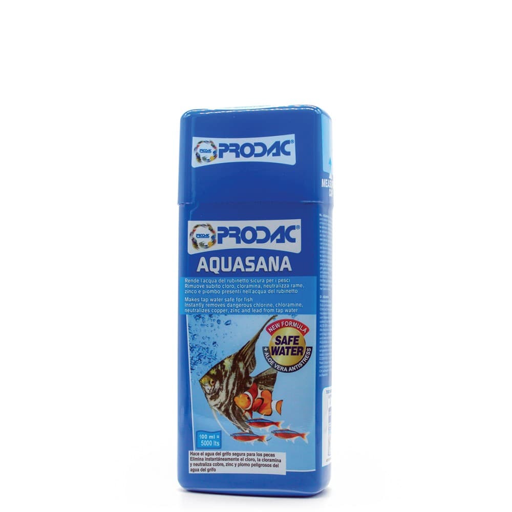 Prodac Aquasana vodní kondicionér odstraňující chlór a těžké kovy, 100ml