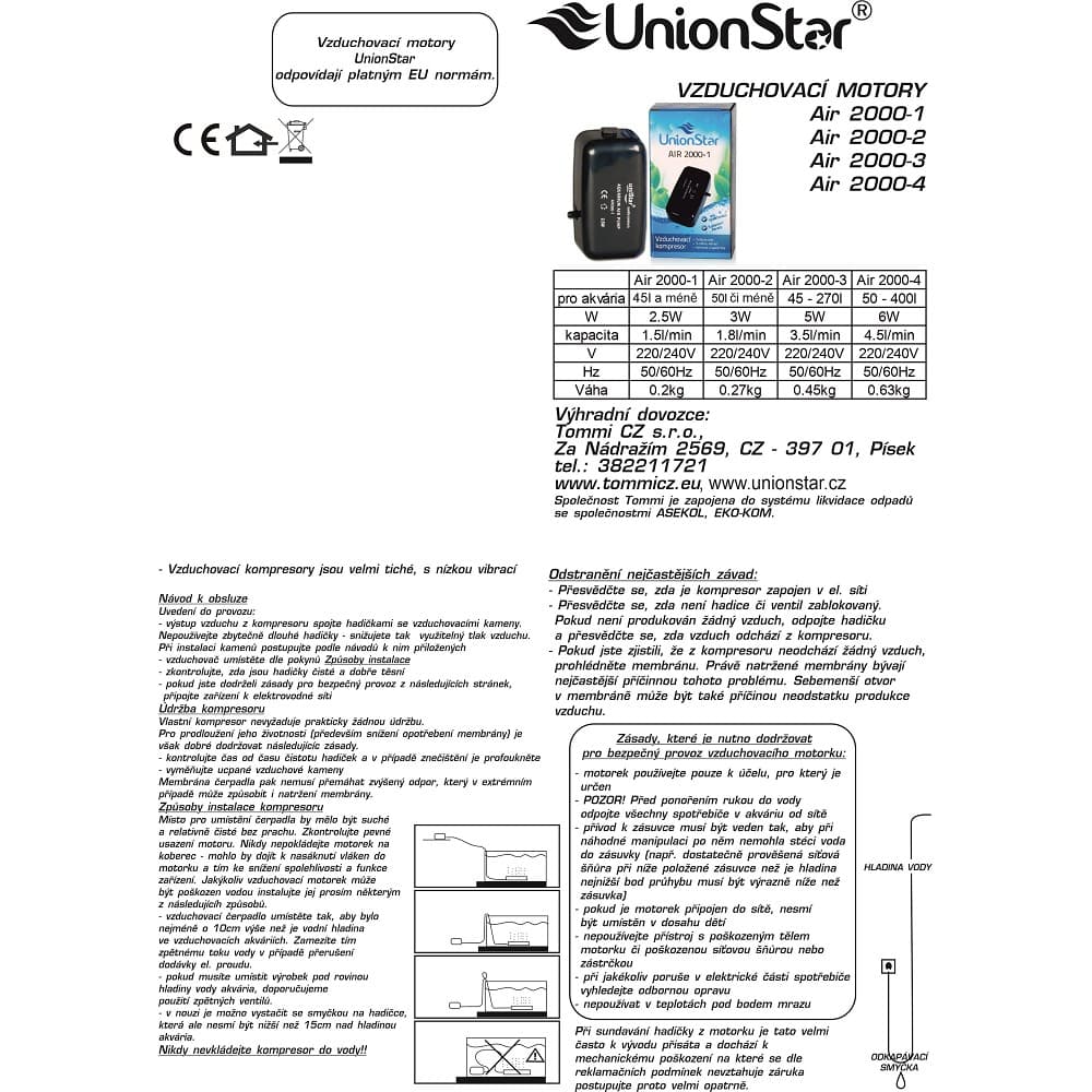 UnionStar - kompresor AIR 2000-2 - náhled 2