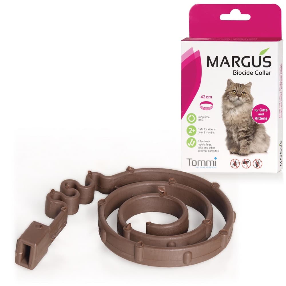 MARGUS antiparazitní obojek pro kočky 42 cm