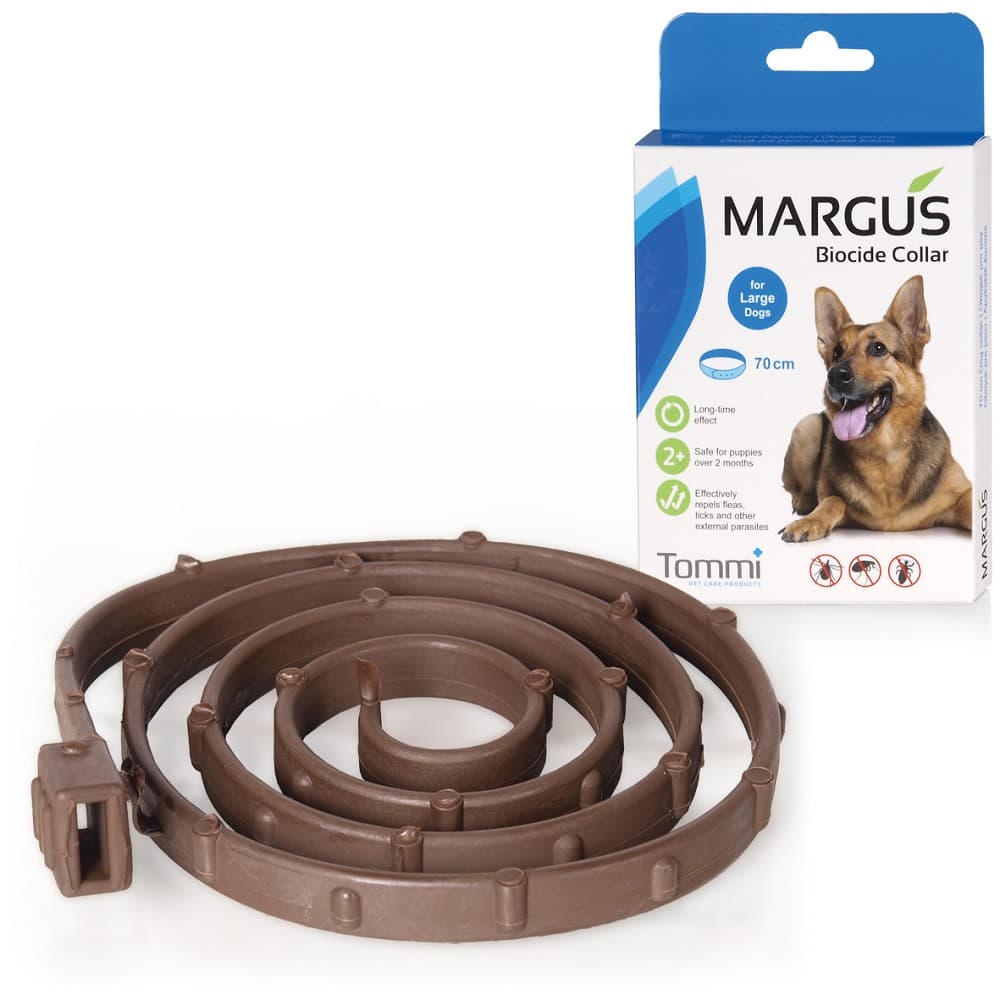Antiparazitní obojek pro psy velkého vzrůstu MARGUS Biocide Collar Dog L, 70cm 00055