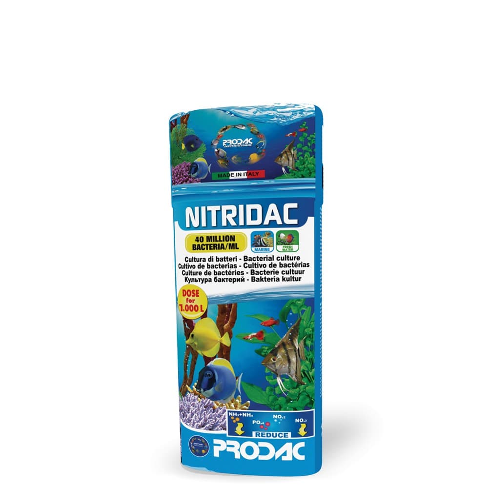 Prodac Nitridac bakteriální kultura do akvária s vysokou koncentrací, 100ml