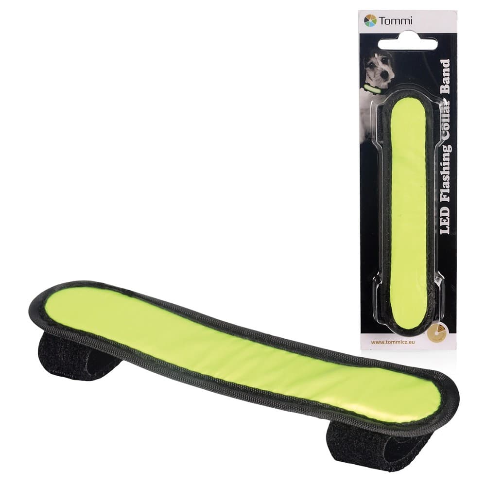 LED pásek na obojek 15cm, zelený - náhled 1